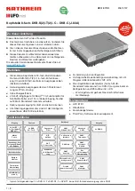 Kathrein UFO 87/CI Manual preview