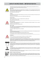 Предварительный просмотр 6 страницы Kathrein UFS 700si Operating Manual