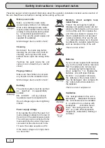 Preview for 2 page of Kathrein UFS 924 Operating Instructions Manual