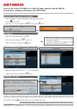 Preview for 2 page of Kathrein UFS 946/CI+ Notes On Use