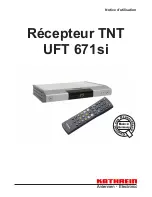 Kathrein UFT 671si (French) Notice D'Utilisation preview