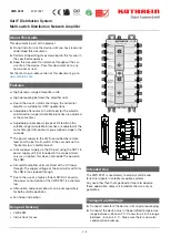 Предварительный просмотр 5 страницы Kathrein VWS 2991 Manual