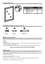 Preview for 3 page of Kathy Ireland 1591MR-22-241 Manual