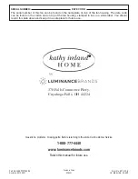 Preview for 24 page of Kathy Ireland BUILDER Series Owner'S Manual