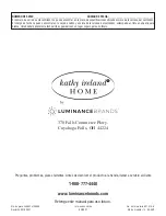 Preview for 48 page of Kathy Ireland BUILDER Series Owner'S Manual