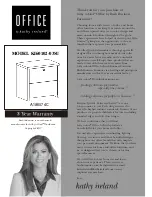 Preview for 1 page of Kathy Ireland OFFICE KI60102-03SU Assembly Instructions Manual