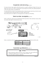 Preview for 9 page of Kato SR-300L Instruction Manual