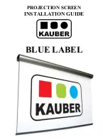 Kauber BLUE LABEL Installation Manual preview
