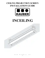 Kauber InCeiling Installation Manual preview