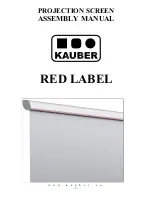 Kauber Red Label Assembly Manual preview