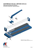 Kaufmann AUSTROFLIES 320 Instruction Manual And Replacement Parts предпросмотр