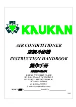 Предварительный просмотр 1 страницы KAUKAN KAC-1.5 Instruction Handbook Manual