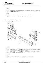 Предварительный просмотр 20 страницы KAUP 0,8 T351.2 Operating Manual