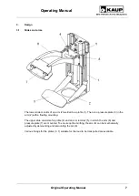 Предварительный просмотр 7 страницы KAUP 2T458P Operating Manual