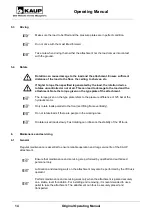 Предварительный просмотр 14 страницы KAUP 2T458P Operating Manual