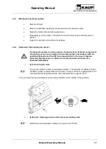 Preview for 11 page of KAUP 3T450A Operating Manual