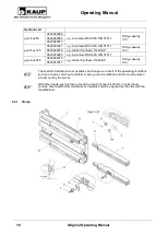 Preview for 16 page of KAUP 3T450A Operating Manual