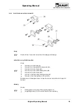 Предварительный просмотр 15 страницы KAUP T 163SN Operating Manual