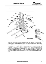 Предварительный просмотр 7 страницы KAUP T 405B Operating Manual