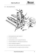 Предварительный просмотр 9 страницы KAUP T 405B Operating Manual