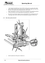 Предварительный просмотр 10 страницы KAUP T 405B Operating Manual