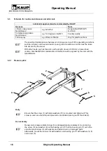 Предварительный просмотр 16 страницы KAUP T 405B Operating Manual