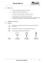 Предварительный просмотр 11 страницы KAUP T 406 2H Operating Manual