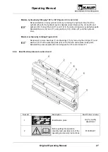 Предварительный просмотр 27 страницы KAUP T 406 2H Operating Manual