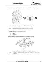 Preview for 13 page of KAUP T 413G-1L Operating Manual