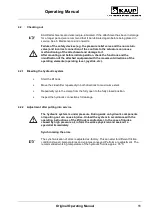 Preview for 11 page of KAUP T 413GT Operating Manual