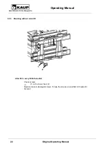 Preview for 22 page of KAUP T 415B Operating Manual