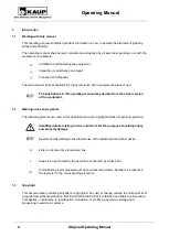 Preview for 4 page of KAUP T 466 Series Operating Manual