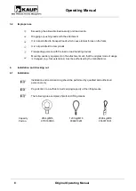 Предварительный просмотр 8 страницы KAUP T156 Operating Manual