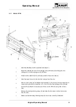 Предварительный просмотр 9 страницы KAUP T156 Operating Manual