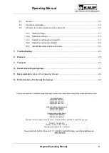 Предварительный просмотр 3 страницы KAUP T456Z Series Operating Manual