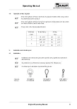 Preview for 9 page of KAUP T456Z Series Operating Manual