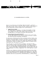 Preview for 3 page of Kavan Bell Jet Ranger Assembly And Operating Instructions Manual