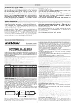 Предварительный просмотр 9 страницы Kavan BETA 1400 RTF Instruction Manual