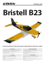 Kavan Bristell B23 Instruction Manual предпросмотр