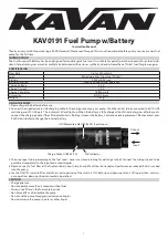 Предварительный просмотр 1 страницы Kavan KAV0191 Instruction Manual