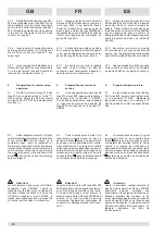 Preview for 10 page of KaVo Dental K9 Operating, Maintenance And Assembly Instructions