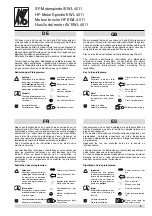 Предварительный просмотр 3 страницы KaVo Centerline EWL 4011 Operating, Maintenance And Assembly Instructions