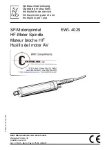 Preview for 1 page of KaVo EWL 4029 Operating Instructions Manual