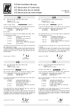 Предварительный просмотр 2 страницы KaVo EWL 4442 Operating, Maintenance And Assembly Instructions