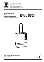 KaVo EWL 5524 Operating Instructions Manual предпросмотр