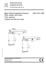 KaVo EWL G50 Operating Instructions Manual предпросмотр