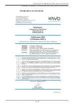 Предварительный просмотр 35 страницы KaVo FLEXspace 5200 Instructions For Use Manual