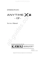 Kawai ANYTIME X2 GP Service Manual предпросмотр