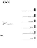 Kawai CA17 Owner'S Manual preview