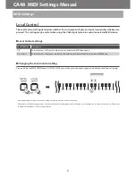 Preview for 4 page of Kawai CA48 Setting Manual